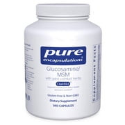 Pure Encapsulations Glucosamine MSM | Supplement for Joint Support, Mobility, Comfort, Cartilage Health, and Connective Tissue* | 360 Capsules