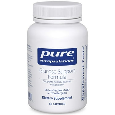 Pure Encapsulations Glucose Support Formula | Hypoallergenic Supplement Supports Healthy Pancreas Function and Carbohydrate Metabolism | 60 counts