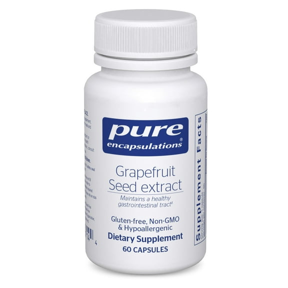 Pure Encapsulations Grapefruit Seed Extract | Supplement to Support the Balance of Intestinal Microorganisms and G.I. Tract* | 60 Capsules