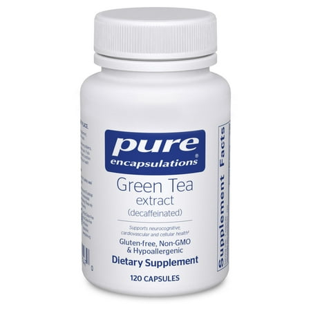 Pure Encapsulations Green Tea Extract (Decaffeinated) | Hypoallergenic Antioxidant Support for All Cells in the Body* | 120 Capsules