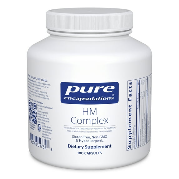 Pure Encapsulations HM Complex | Support for Body's Natural Detoxification Process* | 180 Capsules
