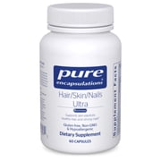 Pure Encapsulations Hair/Skin/Nails Ultra, Biotin & Collagen, 60 Count