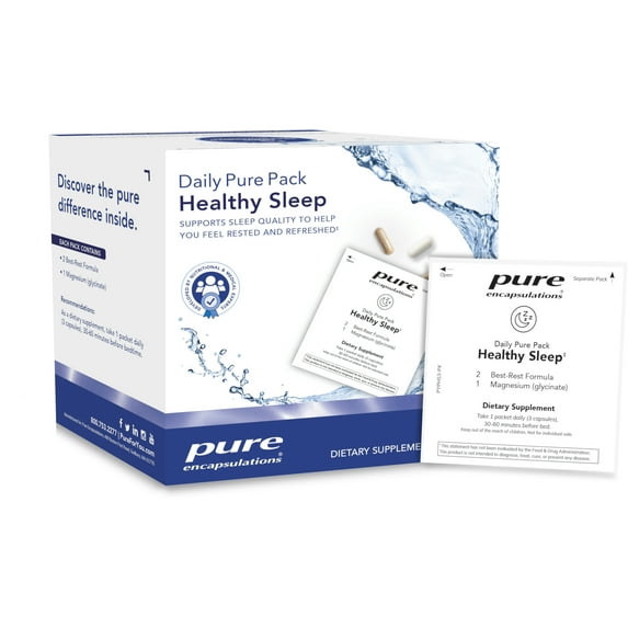 Pure Encapsulations Healthy Sleep | Daily Pure Pack | 28 Packets