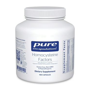 Pure Encapsulations Homocysteine Factors | Supplement to Support Normal Homocysteine Levels and Cardiovascular Health* | 180 counts