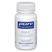 Pure Encapsulations Iron-C, 15 mg Iron with Vitamin C, 30 Count
