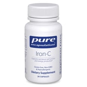 Pure Encapsulations Iron-C, 15 mg Iron with Vitamin C, 30 Count