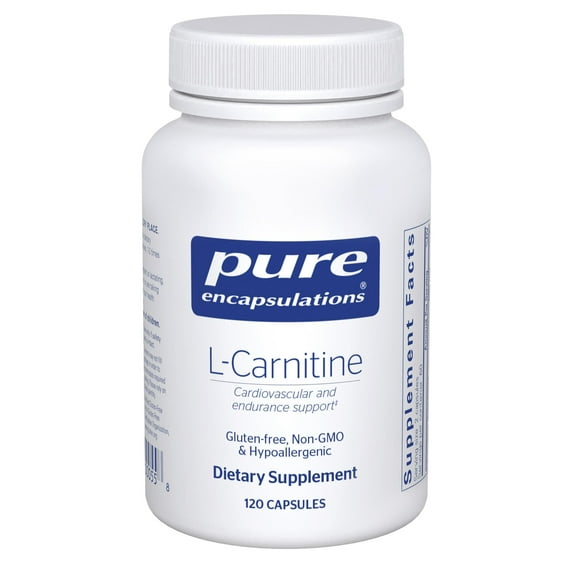 Pure Encapsulations L-Carnitine | Hypoallergenic Supplement for Cardiovascular and Endurance Support | 120 Capsules