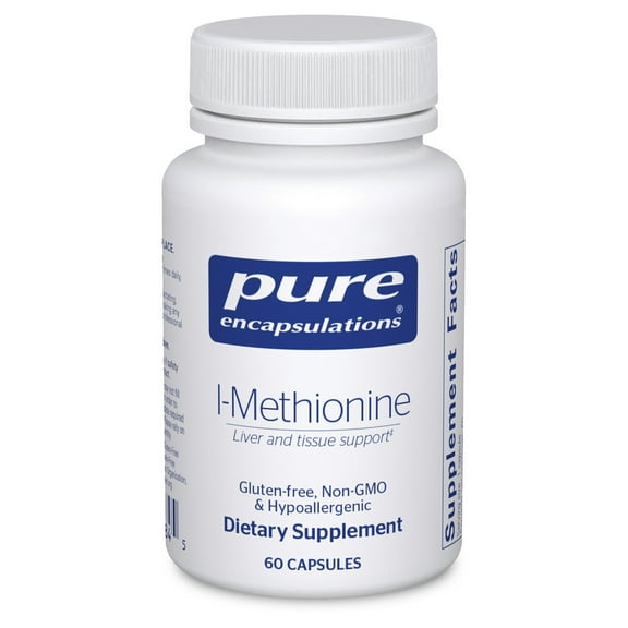 Pure Encapsulations L-Methionine | Glutathione and Amino Acid Supplement for Joints, Liver and Pancreas Support, Antioxidants, and Nervous System* | 60 Capsules