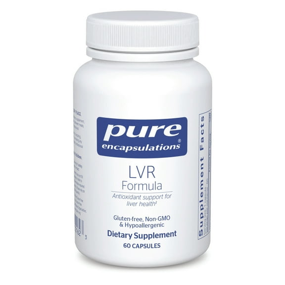 Pure Encapsulations LVR Formula | Hypoallergenic Supplement with Antioxidant Support for Liver Cell Health | 60 Capsules
