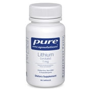 Pure Encapsulations Lithium Orotate 1 mg | Support for Calmness and Behavior* | 90 Capsules
