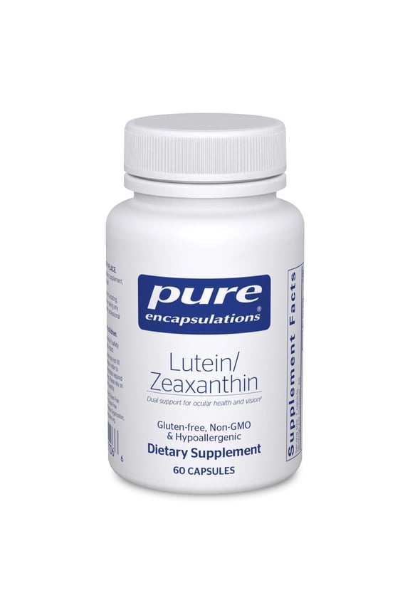 Lutein & Zeaxanthin - Supports Overall Vision* - Maintains Macular Pigment & Eye Health* - Antioxidant Support* - Vegan-Friendly & Non-GMO - 60 Capsules