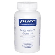 Pure Encapsulations Magnesium Gummy - Magnesium Citrate - Supports Heart Health & Relaxation* - For Children & Adults - Vegan & <0.5g Sugar per Gummy - 60 Gummies