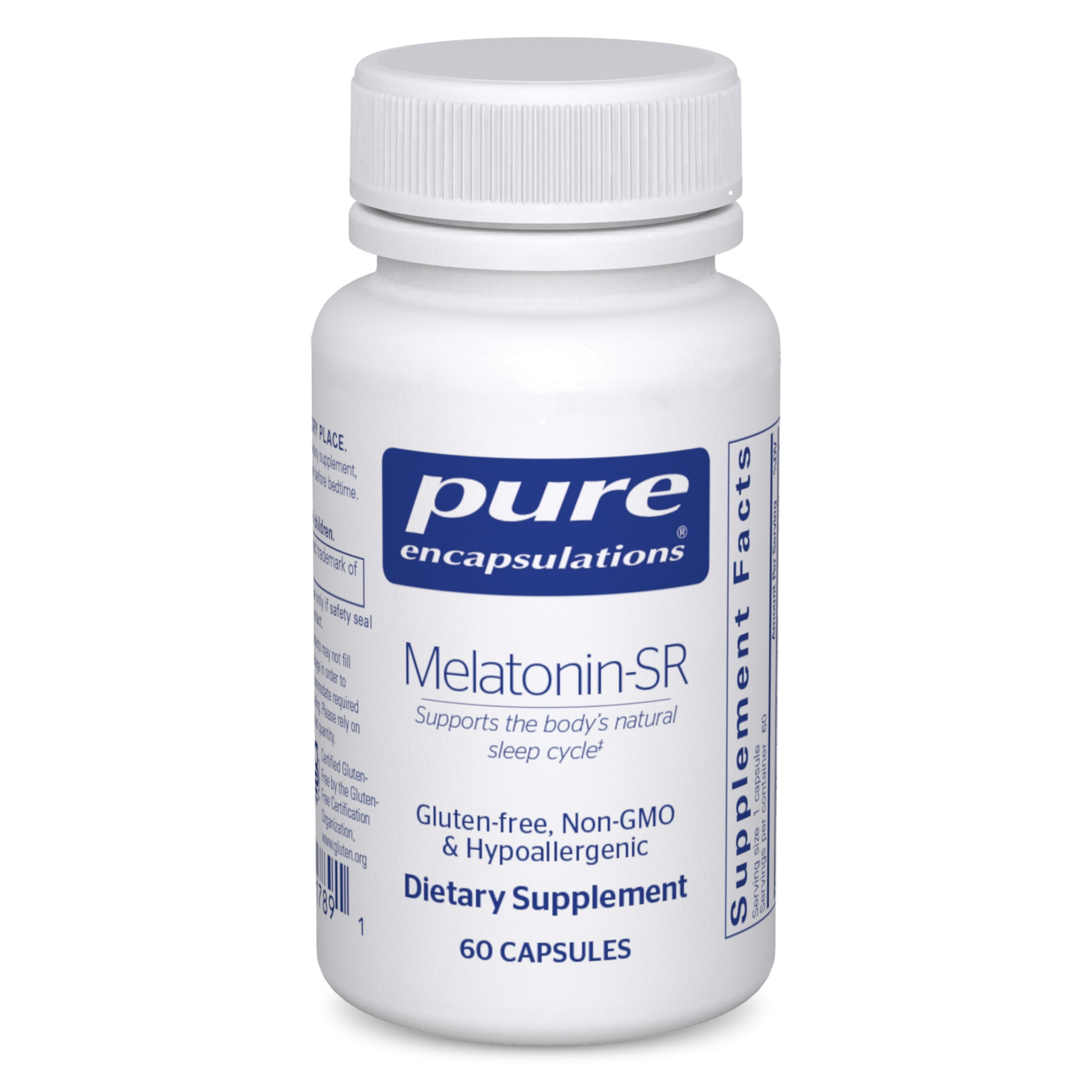 Pure Encapsulations Melatonin-SR | Sustained Release Supplement to Support Restful Sleep and the Bodys Natural SleepWake Cycle | 60 Capsules