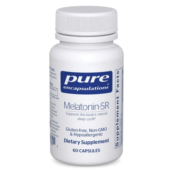 Pure Encapsulations Melatonin-SR | Sustained Release Supplement to Support Restful Sleep and the Body's Natural Sleep/Wake Cycle* | 60 counts