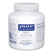 Pure Encapsulations Mens Nutrients - Multivitamin Mineral Supplement to Support Energy, Endurance & Stamina in Men Over 40* - Vitamin D & Vitamin C - Gluten-Free & Non-GMO - 180 Capsules