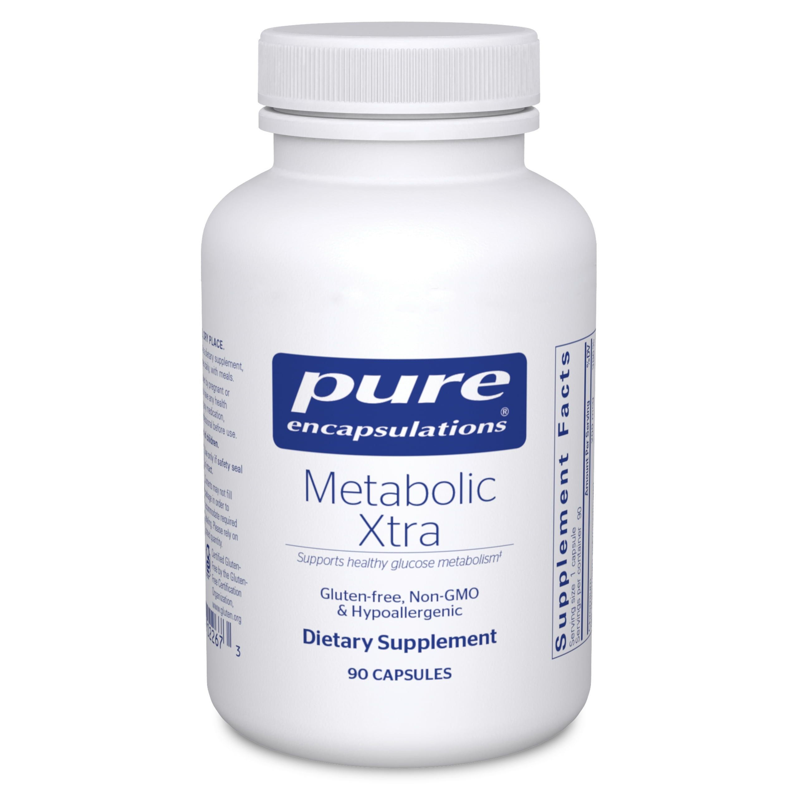Pure Encapsulations Metabolic Xtra | Supplement to Support Insulin Receptor Function, Glucose Metabolism, and Homeostasis | 90 Capsules