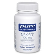 Pure Encapsulations NSK-SD - 100 mg Nattokinase - For Normal Blood Circulation - Supports Fibrinolytic Activity* - Gluten Free & Non-GMO - 120 Capsules
