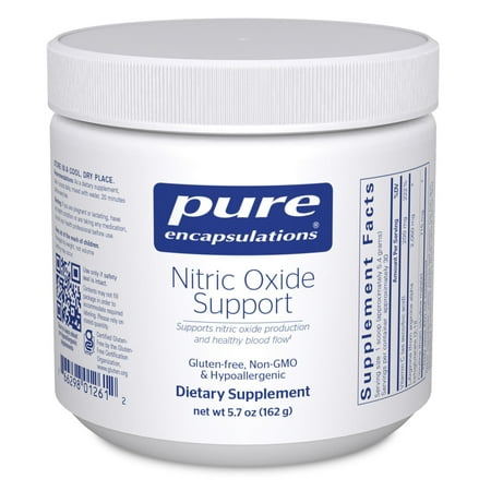 Pure Encapsulations Nitric Oxide Support | Supports Healthy Oxygen Circulation and Promotes Energy Production within Muscles* | 5.7 Ounces