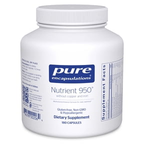 Pure Encapsulations Nutrient 950 without Copper & Iron | Hypoallergenic Multi-vitamin/Mineral Formula for Optimal Health* | 180 Capsules