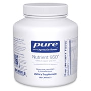Pure Encapsulations Nutrient 950 without Copper & Iron | Hypoallergenic Multi-vitamin/Mineral Formula for Optimal Health* | 180 Capsules