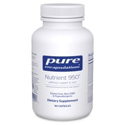 Pure Encapsulations Nutrient 950 without Copper & Iron | Hypoallergenic Multi-vitamin/Mineral Formula for Optimal Health* | 90 Capsules