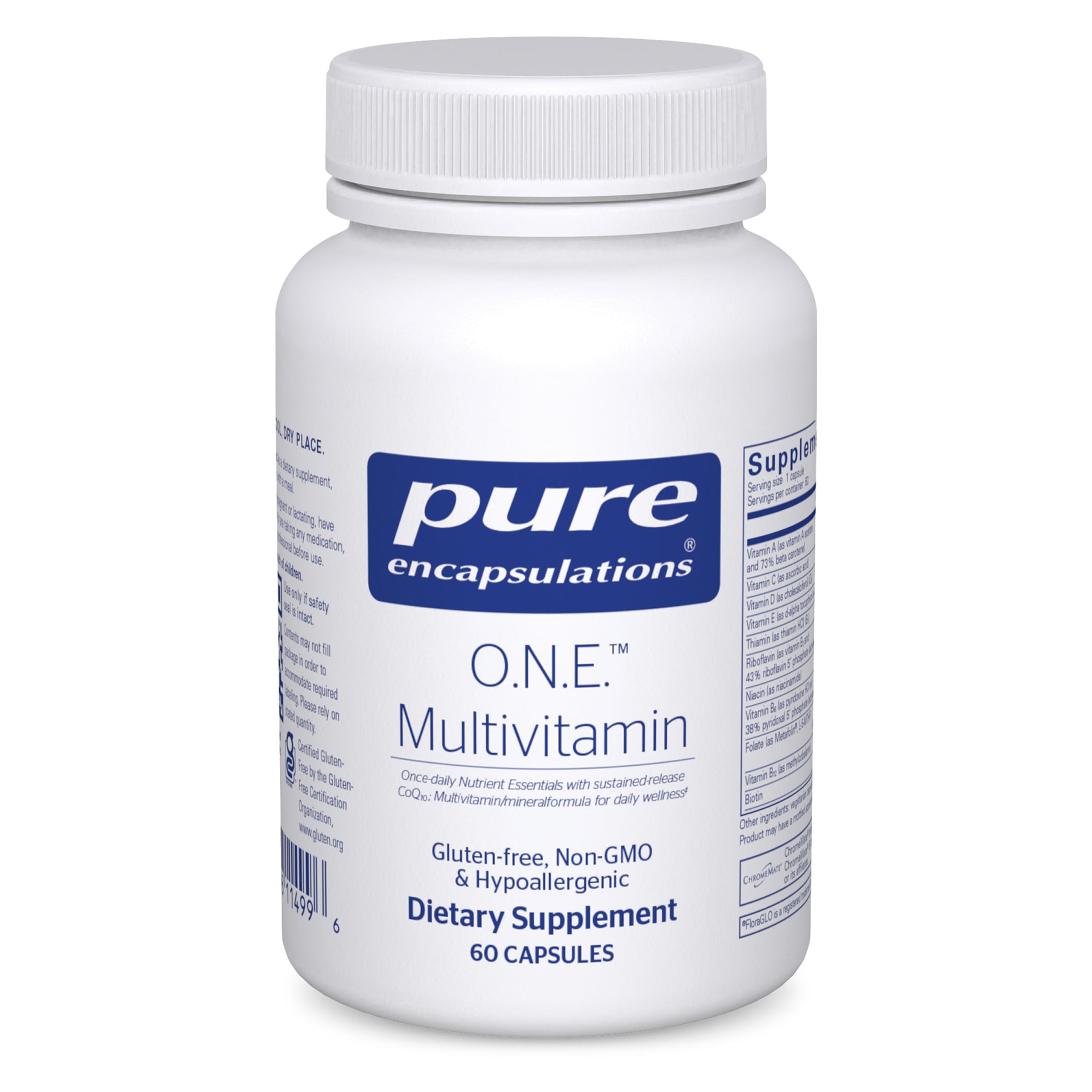 Walmart discount codes: Pure Encapsulations O.N.E. Multivitamin, Methylated Vitamins, CoQ10, Lutein, 60 Count