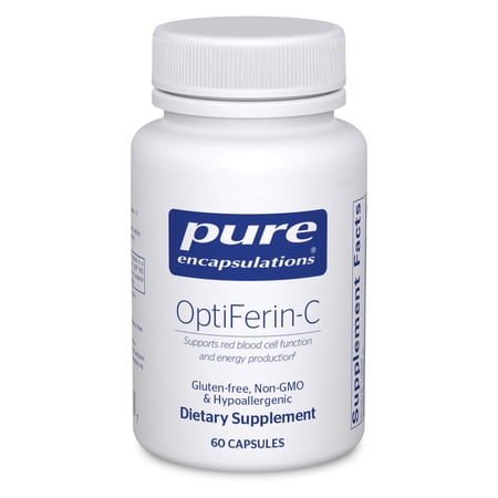 Pure Encapsulations OptiFerin-C, Iron with Vitamin C, 60 Count