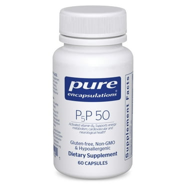 Pure Encapsulations P5P 50 | Vitamin B6 Supplement to Support Metabolism* | 60 counts