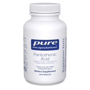 Pure Encapsulations Pantothenic Acid | Hypoallergenic Supplement Supports Cellular Energy Production, Adrenal and Cardiovascular Health* | 120 Capsules