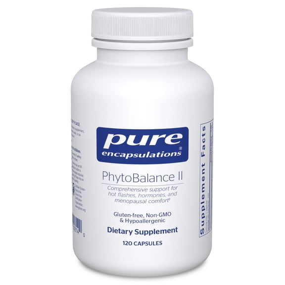 Pure Encapsulations PhytoBalance II | Supports Healthy Estrogen and Progesterone Activity & Reduces Hot Flashes | 120 Capsules