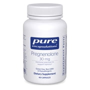 Pure Encapsulations Pregnenolone - 30 mg - Hormone Support - Memory Support & Brain Supplement* - Gluten Free & Vegan - 60 Capsules