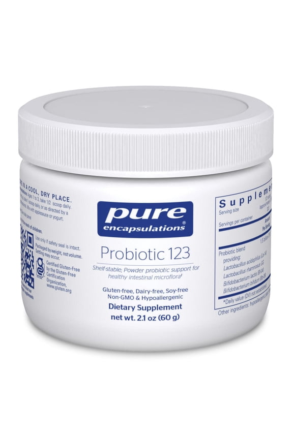 Probiotic 123 | variantren's Probiotic Support for Healthy Intestinal Microflora* | 2.1 Ounces