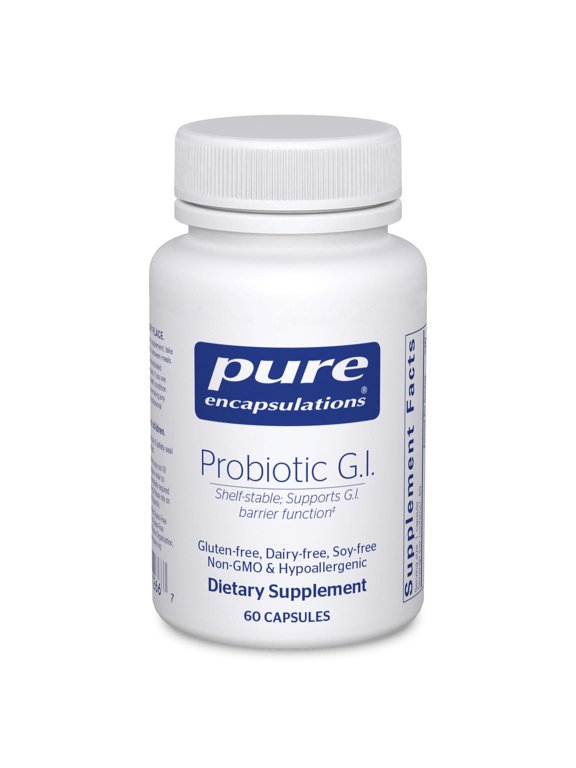 Probiotic G.I. - Shelf Stable Probiotic for Intestinal Health & Gastrointestinal Support* - with Lactobacillus & Bifidobacterium - 60 Capsules