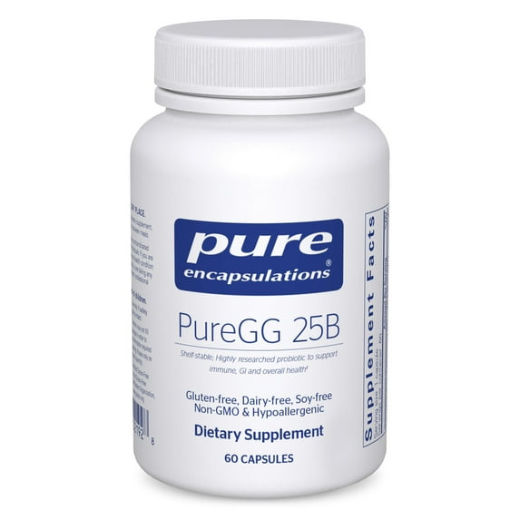 Pure Encapsulations PureGG 25B | Promotes GI and Immune Health Across All Ages | 60 Capsules