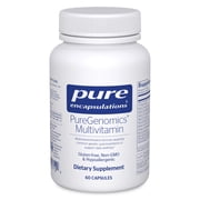 Pure Encapsulations PureGenomics Multivitamin - Supplement to Support Nutrient Requirements of Common Genetic Variations* - With Vitamin A,B,C,D,E, K & Minerals - 60 Capsules