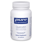 Pure Encapsulations Quercetin - 500 mg - Immune Support, Cellular Health* & Heart Health* - Antioxidant Supplement - Gluten Free & Non-GMO - 120 Capsules
