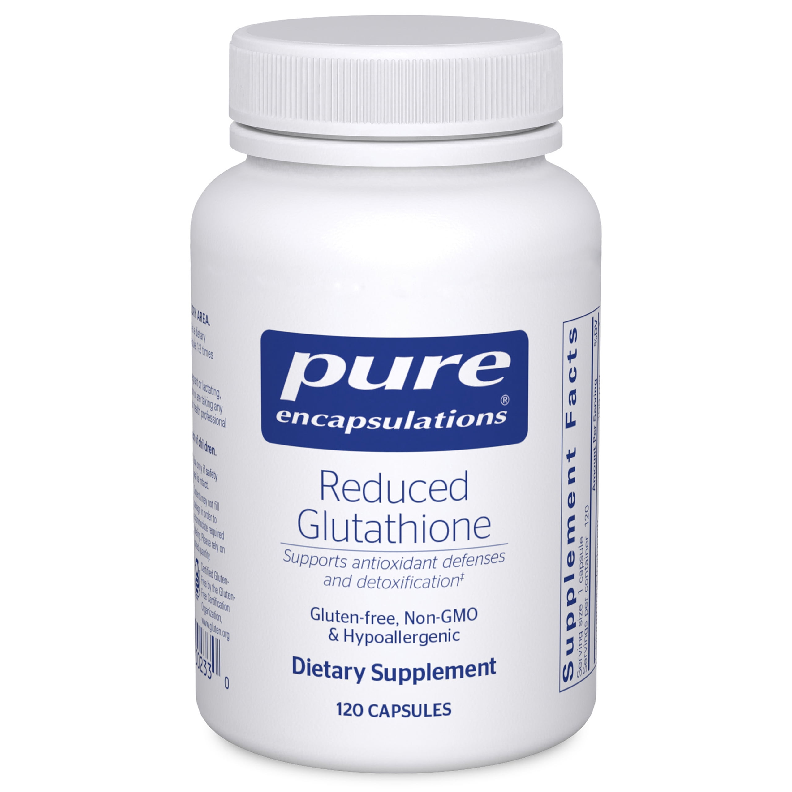 pure encapsulations reduced glutathione reviews Gluvit-S Glutathione 500mg Supplement For Skin Health, Box (30 Capsules)