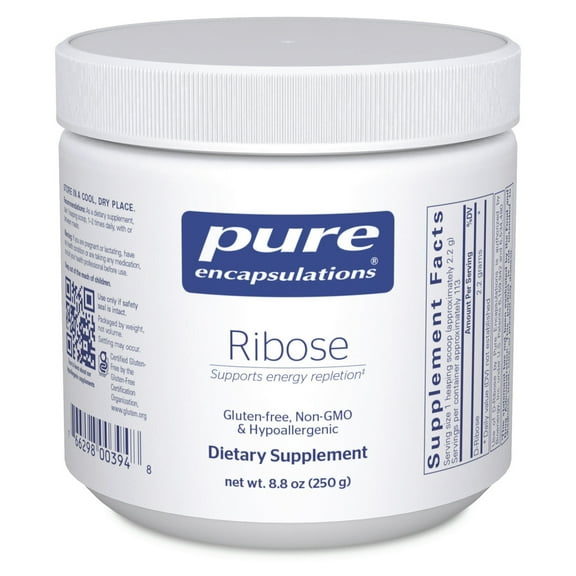 Pure Encapsulations Ribose | Hypoallergenic Supplement with Rapid Energy Repletion for Intense Exercise | 8.8 Ounces