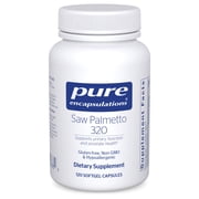 Pure Encapsulations Saw Palmetto 320 - Fatty Acids & Other Essential Nutrients to Support Metabolism & Urinary Function* - With Saw Palmetto Extract - 120 Softgel Capsules