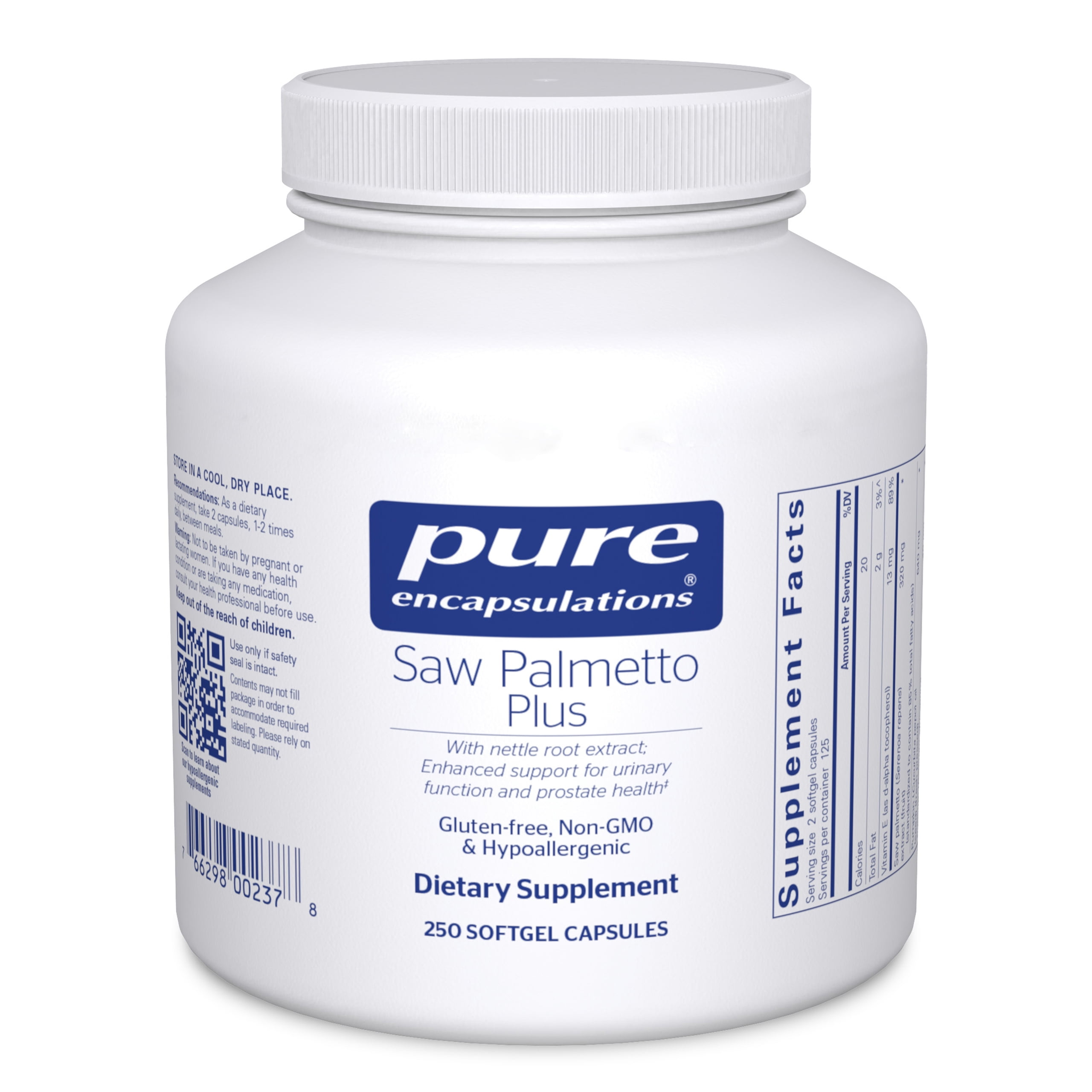 Pure Encapsulations Saw Palmetto Plus with Nettle Root Extract to