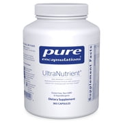 Pure Encapsulations UltraNutrient - Minerals & Multivitamins - Supports Liver & Heart Health* - Supplement for Antioxidants - With Vitamin C, CoQ10 & More - Gluten Free - 360 Capsules