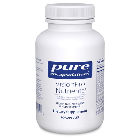 Pure Encapsulations VisionPro Nutrients | Hypoallergenic Multivitamin/Mineral Complex for Maintaining Healthy Vision* | 90 Capsules