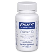 Pure Encapsulations Vitamin D3, Bone, Heart & Immune Support*, 60 Count