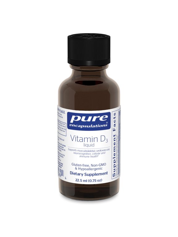 Vitamin D3 Liquid | Supplement to Support Bone, Breast, Cardiovascular, Colon, and Immune Health* | 0.75 fl. oz.