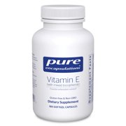 Pure Encapsulations Vitamin E (With Mixed Tocopherols) - Antioxidant Protection & Cellular Function* - Contains Mixed Tocopherols - Non-GMO - 180 Softgel Capsules