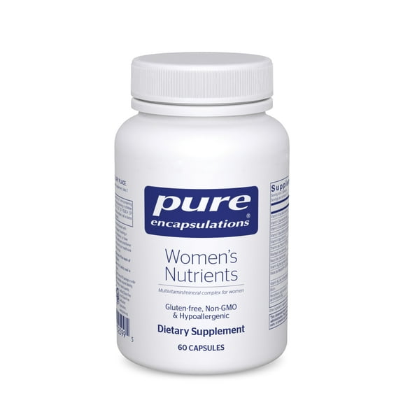Pure Encapsulations Women’s Nutrients - Multivitamin & Mineral Complex for Women - Essential Daily Support for Energy, Hormones & Cellular Health* - 60 Capsules