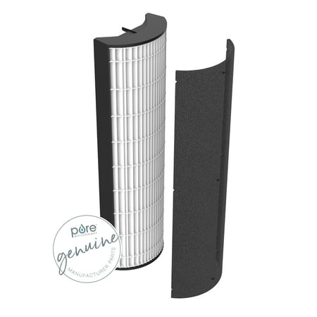 Pure Enrichment - 2-in-1 True HEPA Replacement Filter for the PureZone Elite 4-in-1 Air Purifier (PEAIRTWR) - Grey