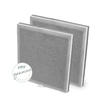 Pure Enrichment Genuine 3-in-1 True HEPA Replacement Filter for the PureZone Air Purifier (PEAIRPLG) - 2 Pack