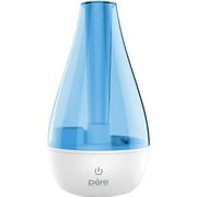 Pure Enrichment MistAire Studio Ultrasonic Cool Mist Humidifier - Compact Overnight Operation for Small Rooms, 2 Mist Settings, Optional Night Light, & Auto Shut-Off - For Offices, Nurseries, & Plants