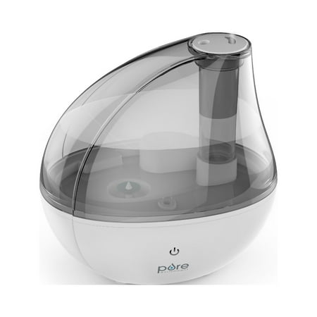 Pure Enrichment - Ultrasonic Cool Mist Humidifier with Optional Night Light - White